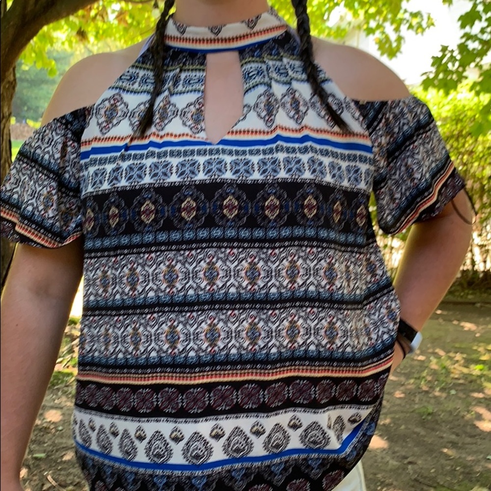 Lily Black off the shoulder top